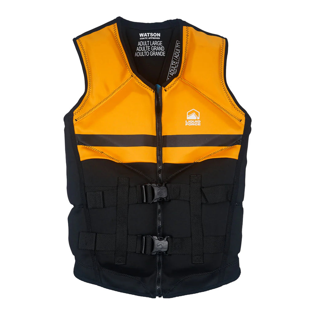 Liquid Force 2026 Watson CGA Vest - Orange/Black — Performance Ski