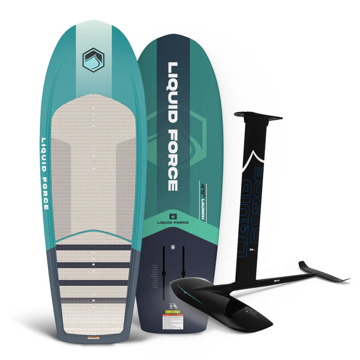 Liquid Force 2026 Launch Foil Board + Alloy Launch 1200 FuseLock Package