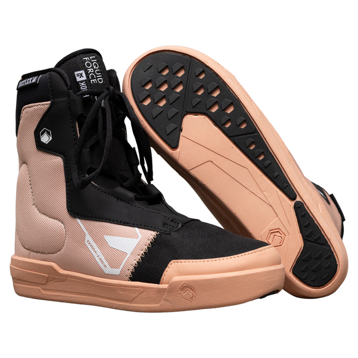 Liquid Force 2026 Women's Hook Wakeboard Binding - Coral