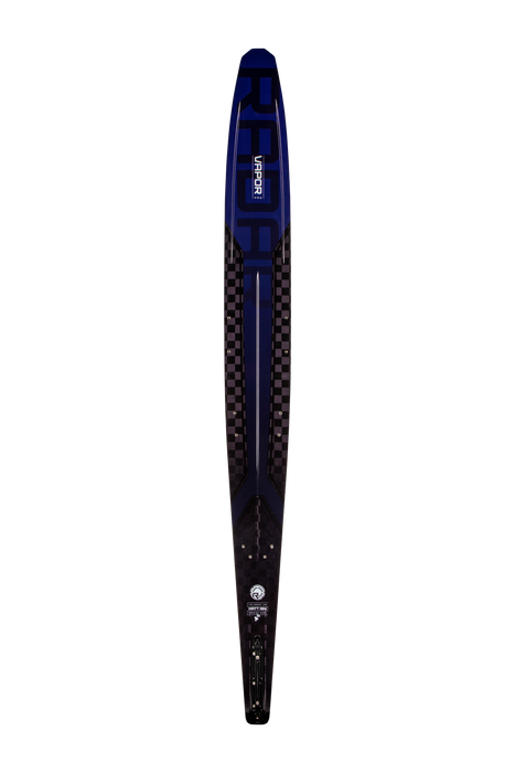 2027 Radar Vapor Pro Build Slalom Ski top view in Indigo Purple.