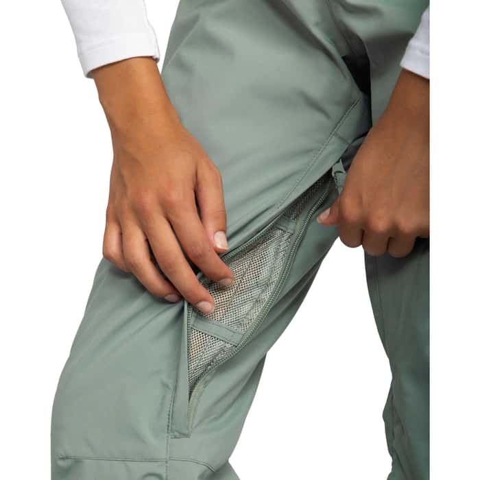 Roxy Womens Backyard Snow Pant - Green BHY0 - XS