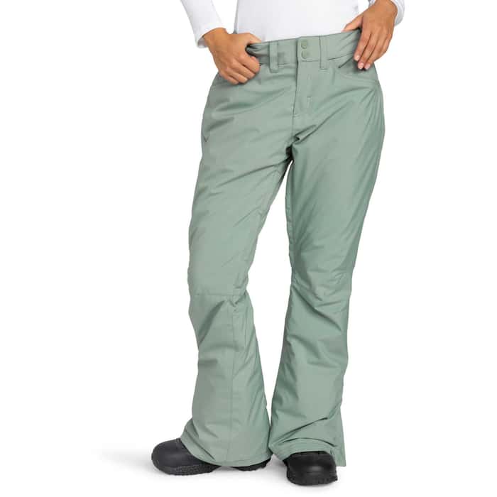 Roxy Womens Backyard Snow Pant - Green BHY0 - XS