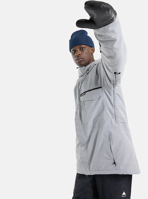 Burton Men s Covert 2.0 Jacket Silver Sconce Performance Ski Surf