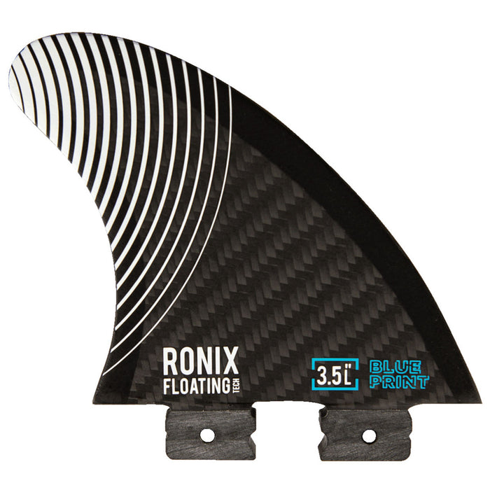 Ronix 2026 Floating Fin - S 2.0 Pivot - Carbon Left Surf Fin - 3.5 in.