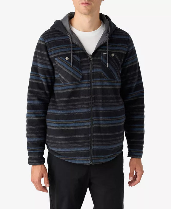 ONeill Glacier Hood Reversiable Superfleece Jacket Graphite