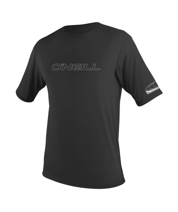 Oneill Mens Basic Skins 50+ Short Sleeve Sun Shirt - Black