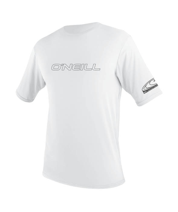 O’Neill Men’s Basic Skins 50+ Long Sleeve Sun Shirt – White