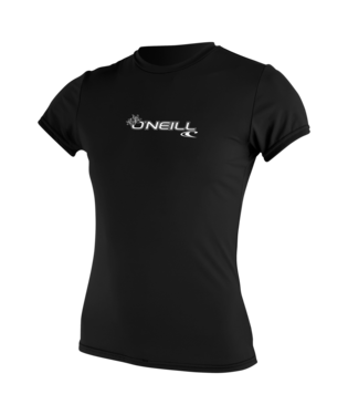 O'Neill Women's Basic 50+ SPF Skins Short Sleeve Sun Shirt