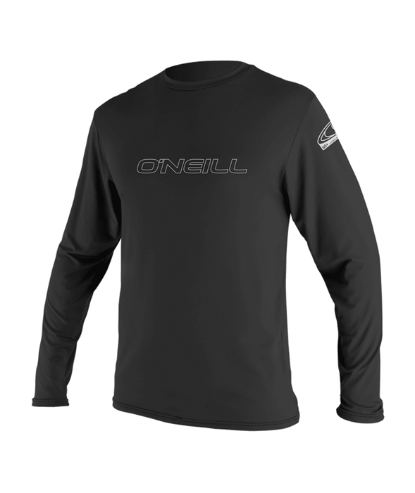 Oneill Mens Basic Skins 50+ Short Sleeve Sun Shirt - Black