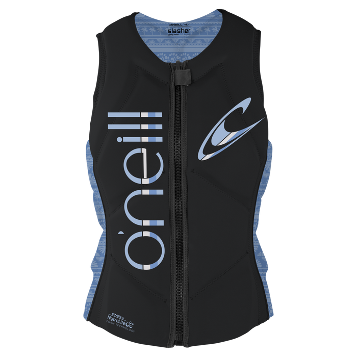 ONeill Womens Slasher Full Zip Comp Vest TempSteel / Surfabst
