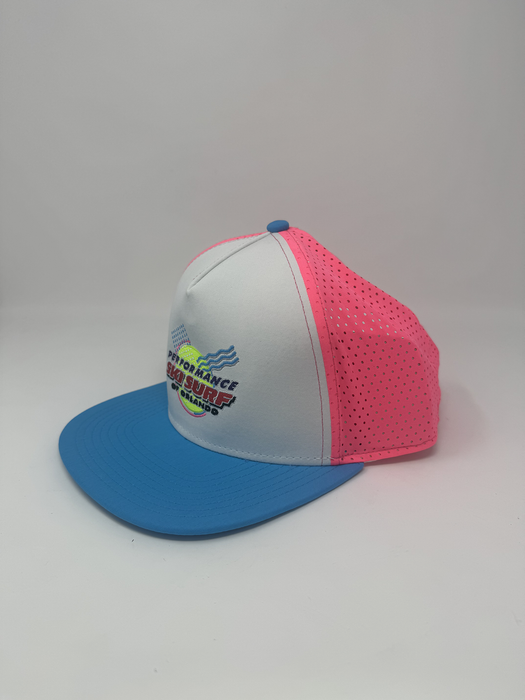 Performance Sun Logo 89' Snapback Hat -  South Beach