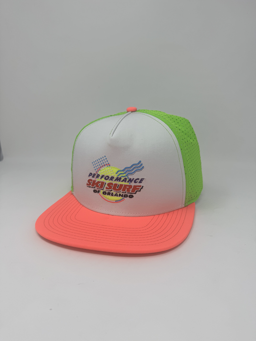 Performance Sun Logo 89' Snapback Hat -  Electric Watermelon