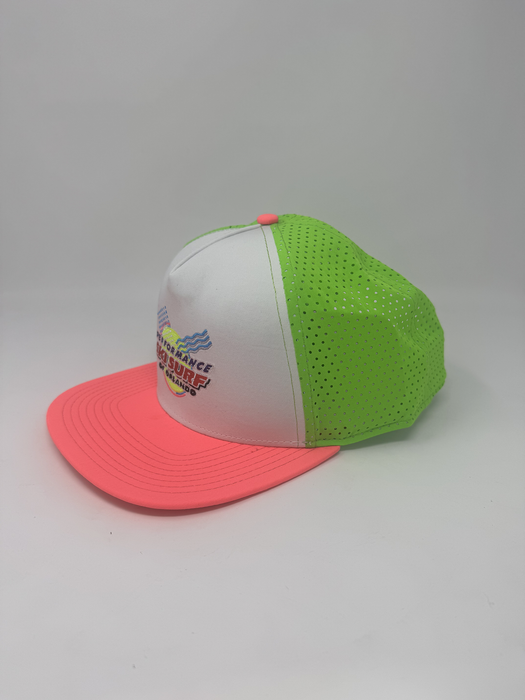 Performance Sun Logo 89' Snapback Hat -  Electric Watermelon