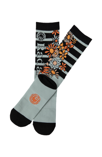 Radar 2024 Flower Power Crew Socks