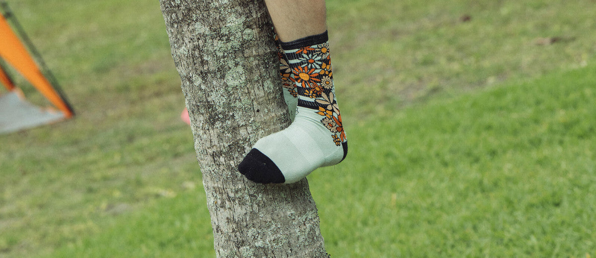 Radar 2024 Flower Power Crew Socks