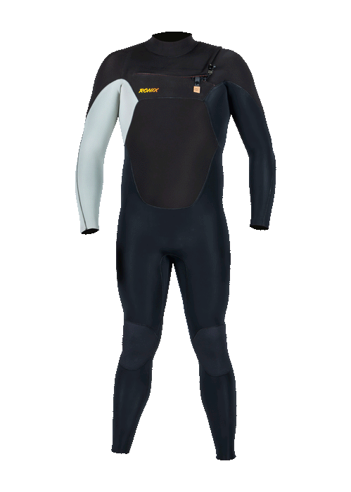 Ronix 2025 Starpath - 3.5/2.5mm Full Wetsuit - Chest Zip - Black/Sand