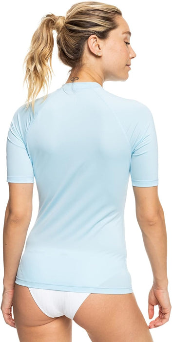 Roxy Whole Hearted Women's Short Sleeve Rash Shirt Upf 50