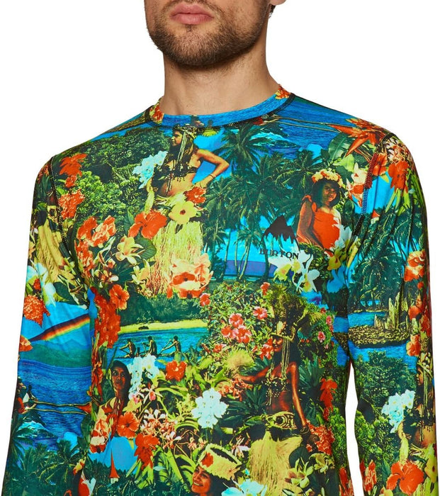 Burton Mens Light Weight Thermal Crew- Maui Wowie