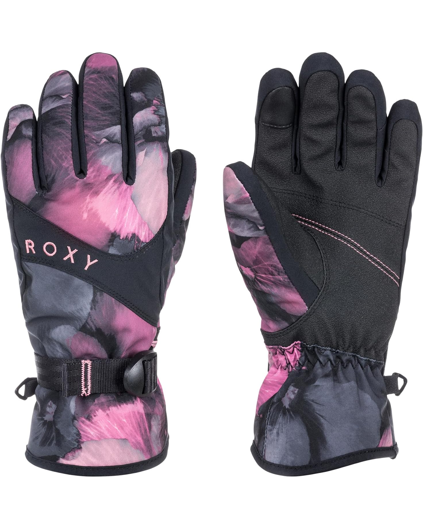 Roxy 2024 Jetty True Ski — Pansy Black Surf Gloves & Pansy Performance