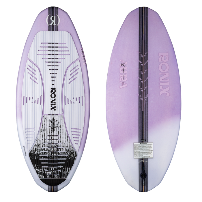 Ronix 2026 Aura Skimmer - Women's Flyweight Wakeskimmer - Lavender Carbon