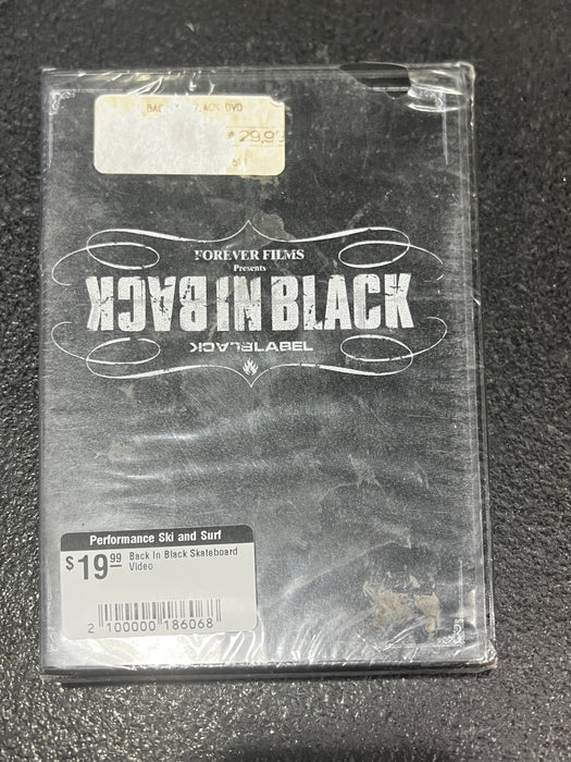 Back In Black Skateboard Video