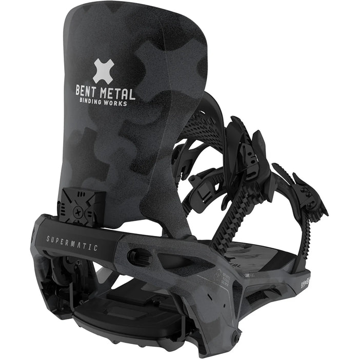 Bent Metal 2027 Lightning Supermatic Snowboard Bindings - Black
