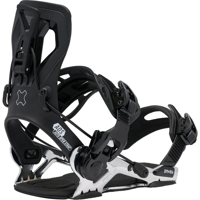 Bent Metal 2027 Speed-In Light Snowboard Bindings - Black