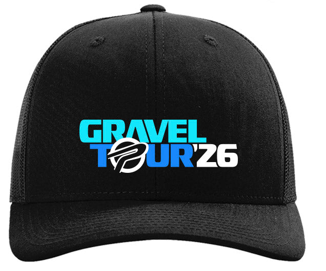 Gravel Tour Classic Trucker Hat Black