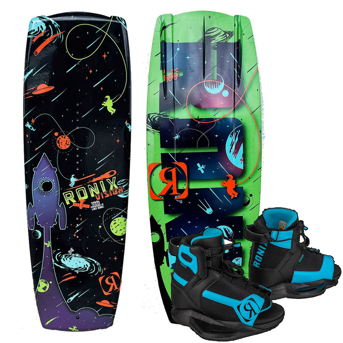 Ronix Black Hole Vision Wakeboard With Vision Boots