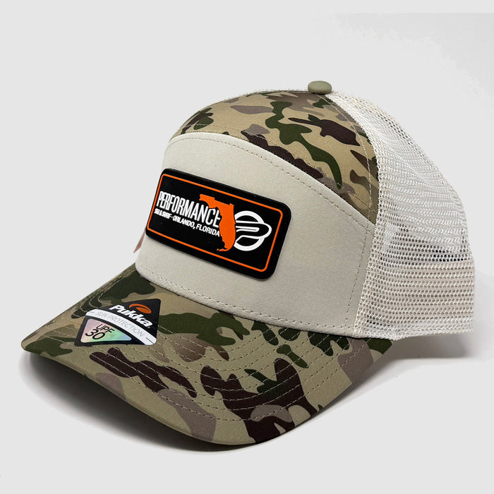 Performance Draftsman Hat Green Camo / Cement