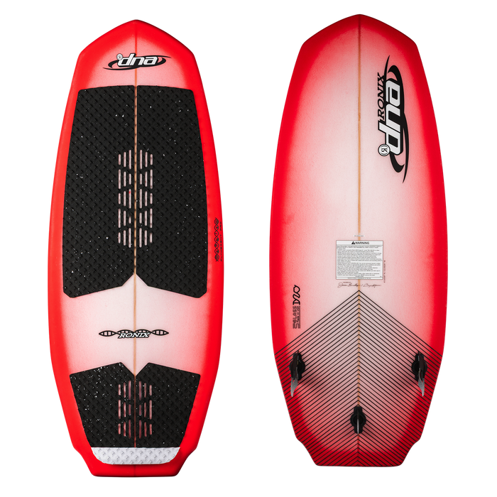 Ronix 2026 DNA Wakesurfer - Flyweight Pro - Arctic / Racing Red / Carbon