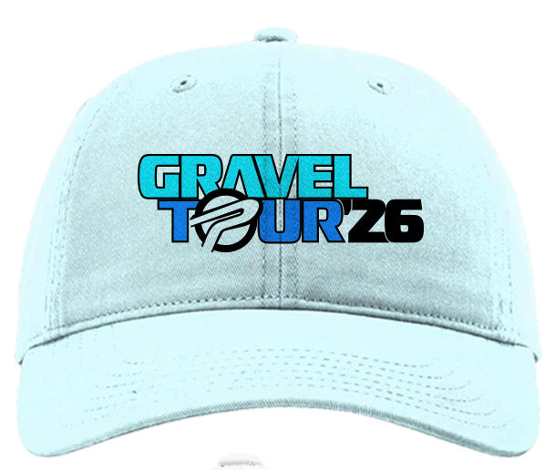 Gravel Tour Classic Low Profile Hat Powder Blue