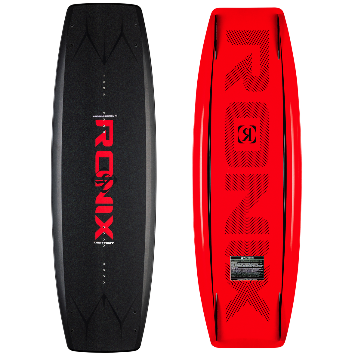 Ronix 2026 District Wakeboard - Modello Core - Metallic / Red ...