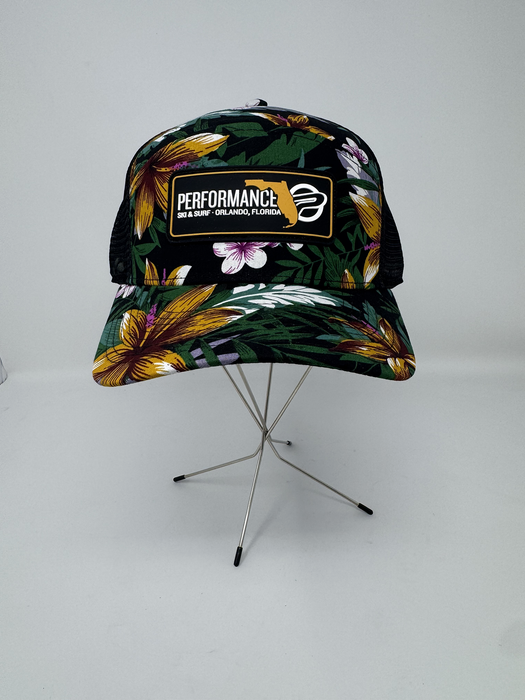 Performance Draftsman Hat Black Floral / Black