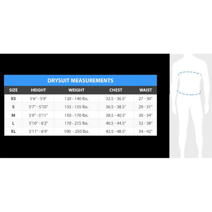 O'Neill Fluid Drysuit - XL New - Repaired