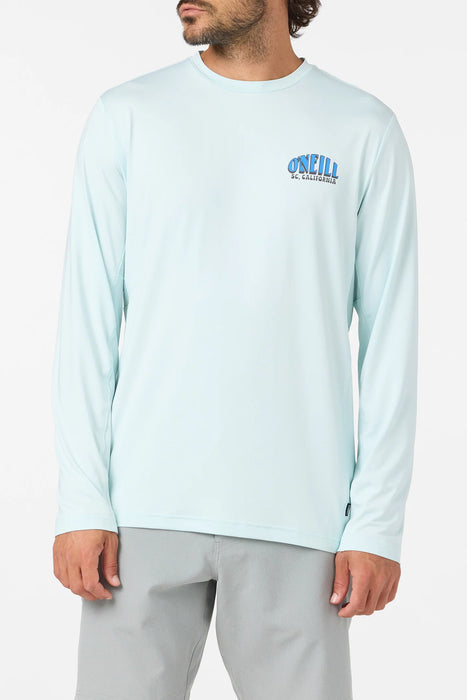 ONeill Phrase UPF Long Sleeve Tee Pastel Blue