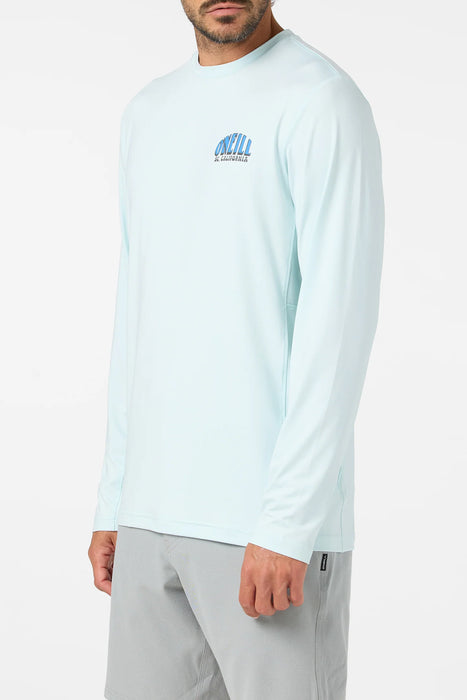 ONeill Phrase UPF Long Sleeve Tee Pastel Blue
