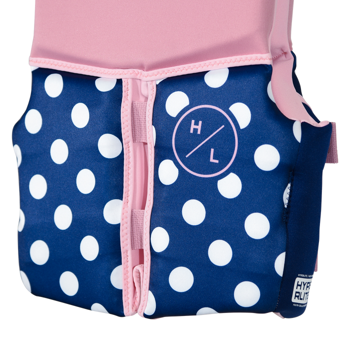 Hyperlite 2027 Girls’ Youth Indy CGA Life Vest – Pink/Blue