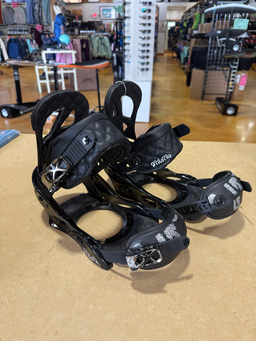 Burton Stiletto Women's Snowboard Bindings - Black - Small