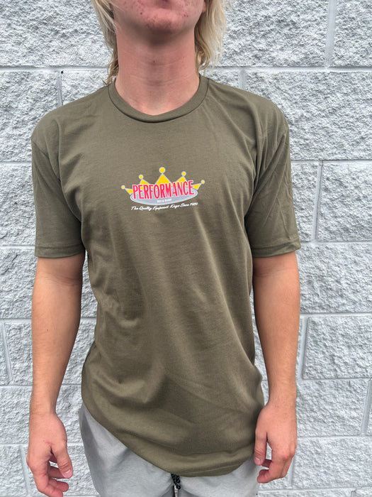 Performance CH Crown Logo Shirt - Olive