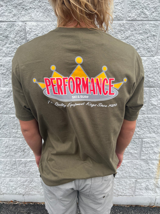 Performance CH Crown Logo Shirt - Olive