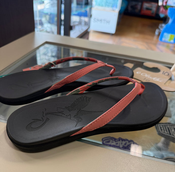 Olukai Ho' Opio  Womens Sandals Aeo-Coral-10