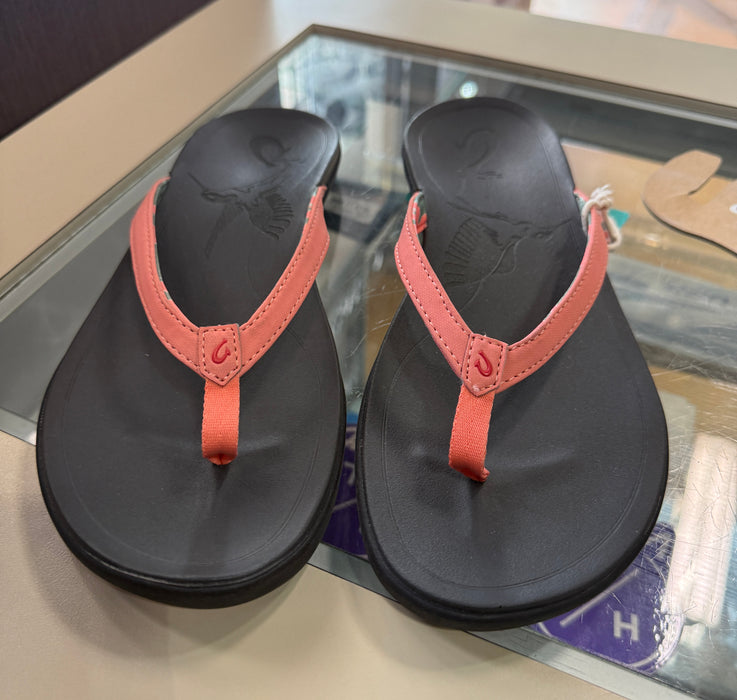 Olukai Ho' Opio  Womens Sandals Aeo-Coral-10