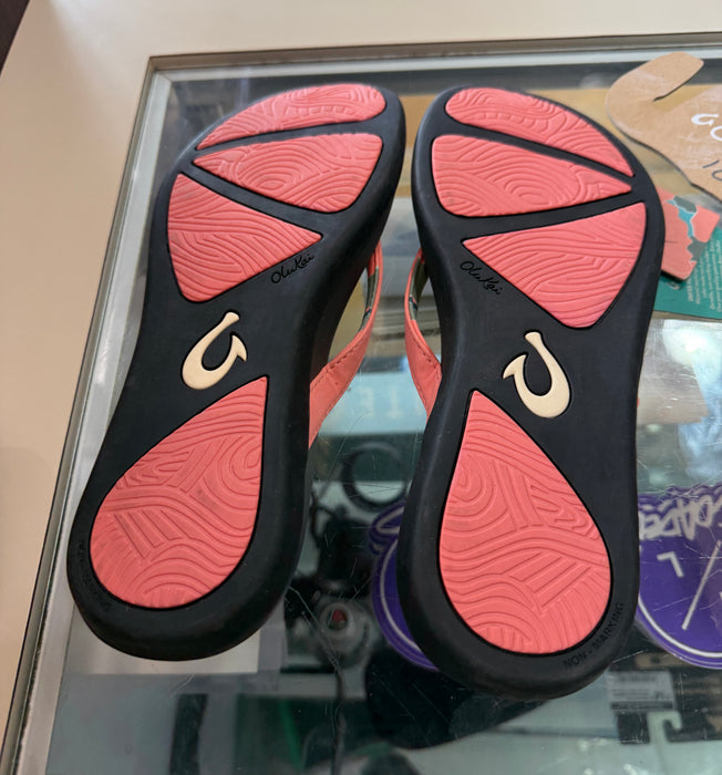 Olukai Ho' Opio  Womens Sandals Aeo-Coral-10