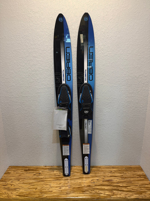 DEMO - Obrien 2027 Celebrity 68" Combo Skis with X-7 bindings and rear toe (Blue)