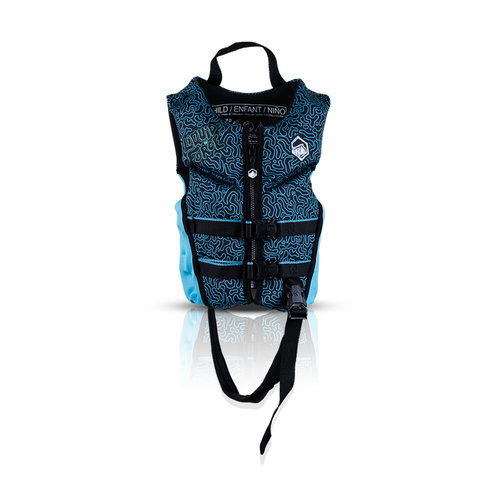 Liquid Force 2027 Fury Child CGA Life Vest - Blue - 33-55 lbs