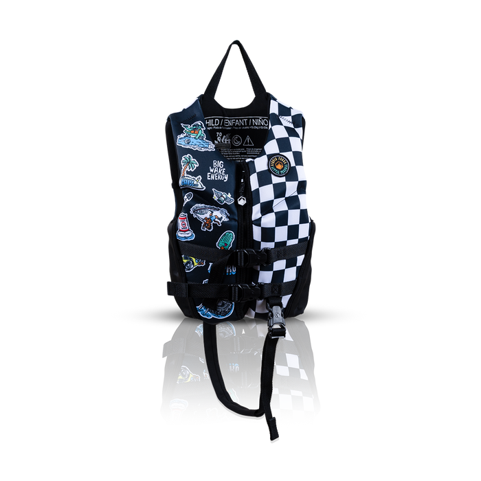 Liquid Force 2027 Little Trouble Youth CGA Life Vest - Small 55-75 lbs