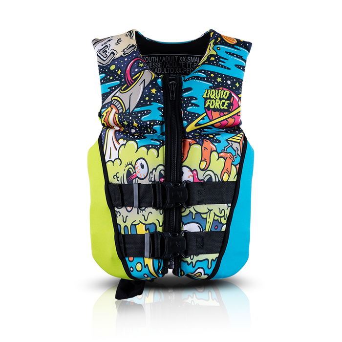Liquid Force 2027 Ruckus Junior CGA Life Vest - Space - 75-125 lbs