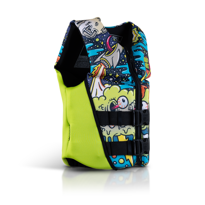 Liquid Force 2027 Ruckus Boys' Youth CGA Life Vest - Space - Small 55-75 lbs