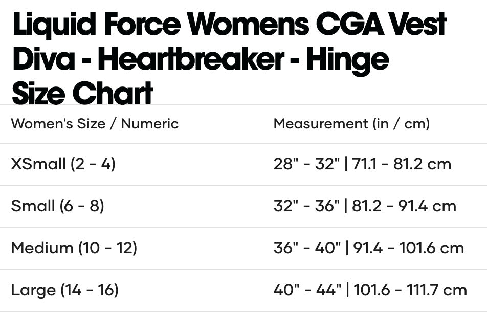 Liquid Force 2025 Women's Heartbreaker CGA Vest - Teal